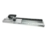 Long stroke rack and pinion slide module