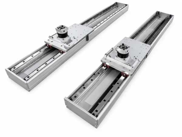 Non-standard customized gear rack slide module