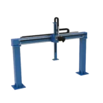 Two-axis gantry robot for palletizing and handling