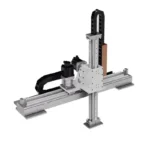 Two-axis rack and pinion module