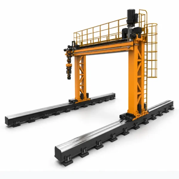 Fully enclosed robot track